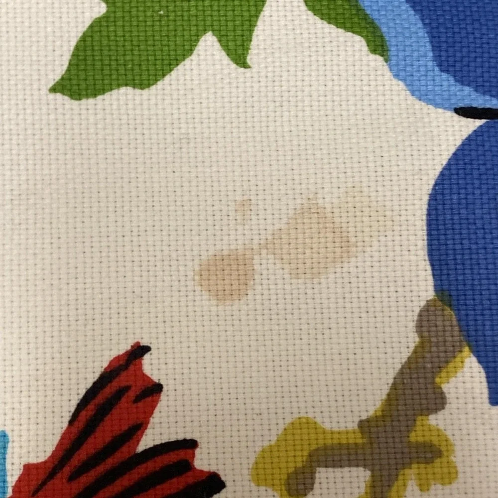 (1) Waverly Celeste Spring Birds Curtain Panel 50
